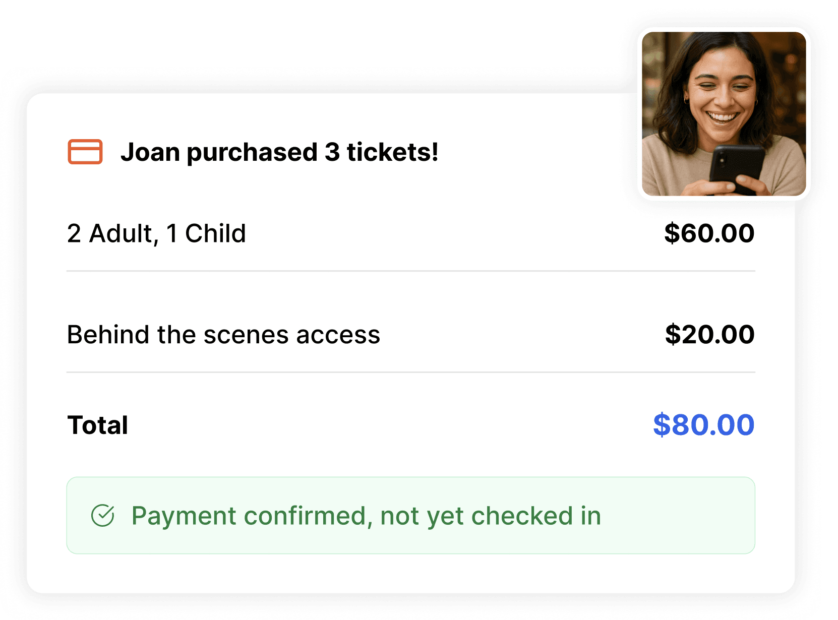 Attraction Payment Processing
