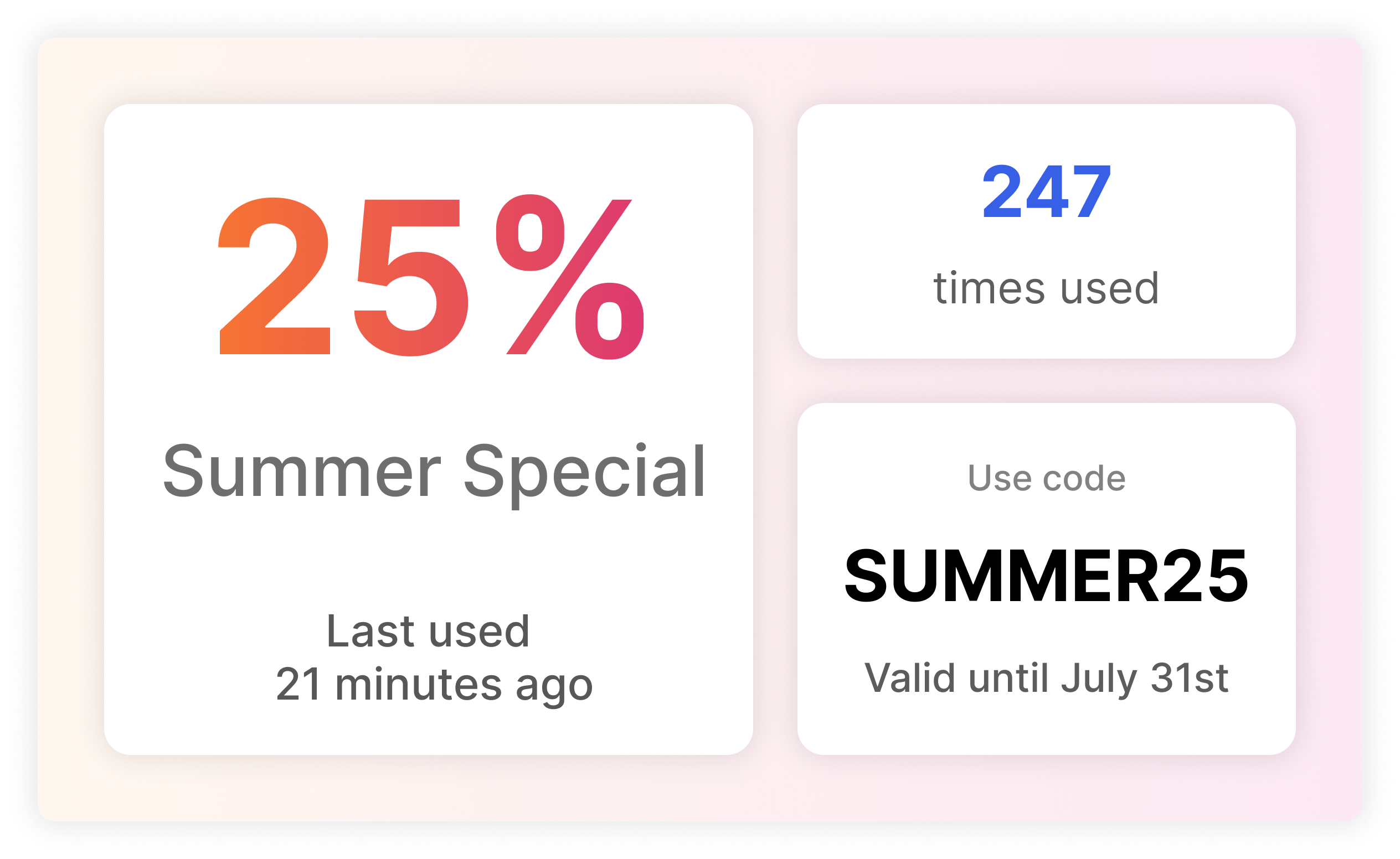 Promo Codes